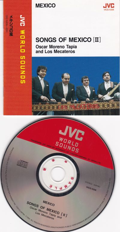 Songs of Mexico II (Used Sample CD) (With Obi) (Excellent Condition)