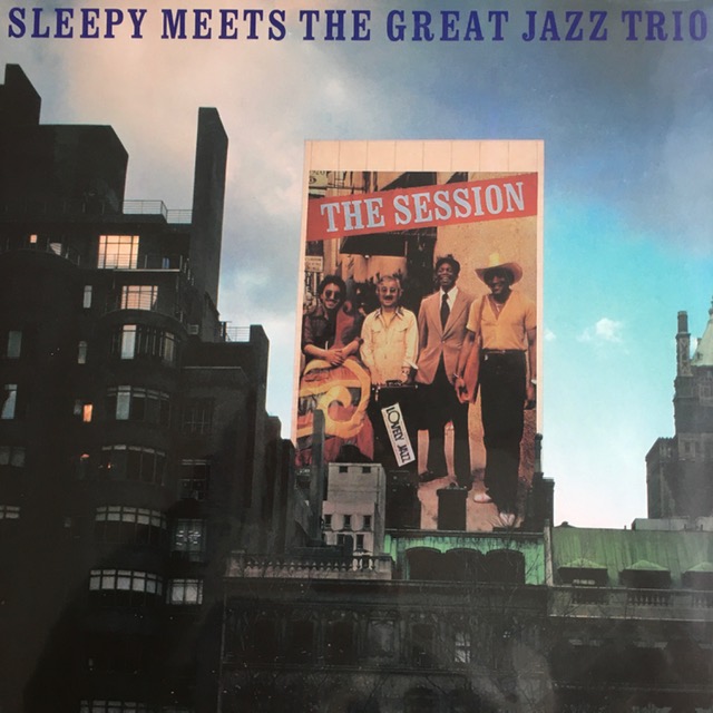 The Session / Sleepy Meets the Great Jazz Trio (Used LP Vinyl) (Includes Insert, No Obi) (Excellent Condition)
